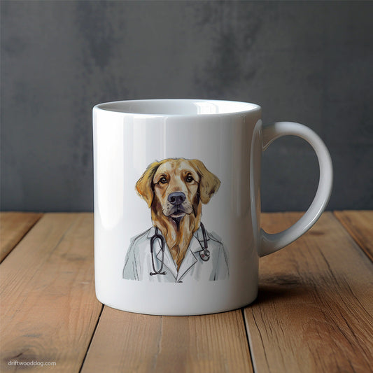 Golden Retriever Health Hero Mug – Unique Dog Cups | Dog-Themed Mugs