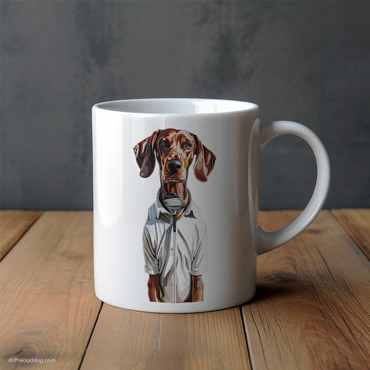 Dobermann on the Golf Course Mug – Unique Dog Cups | Dog-Themed Mugs