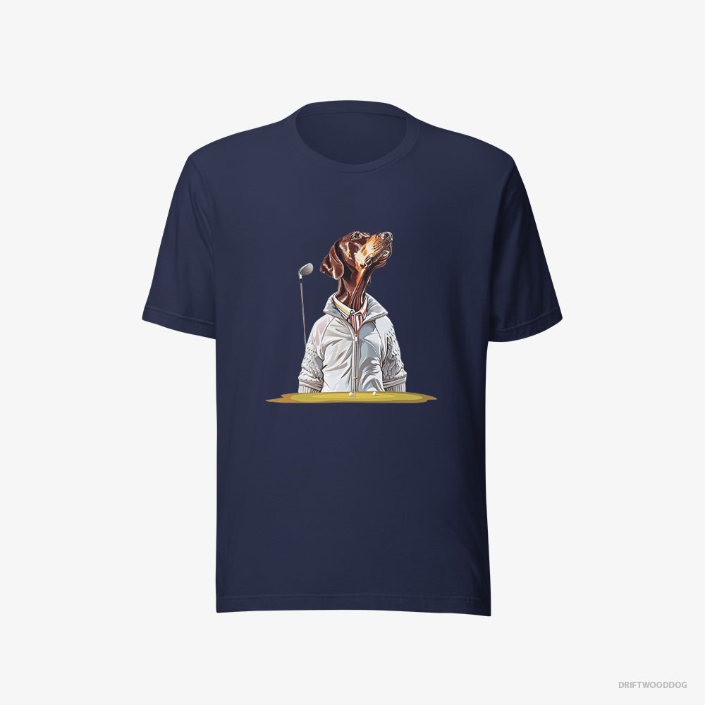 Dobermann Ready for the Golf Tournament – Women's T-Shirt Navy Eco – Eco-Friendly