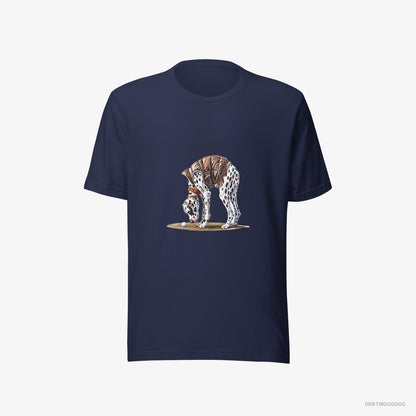 Dalmatian on the Golf Course Navy T-Shirt