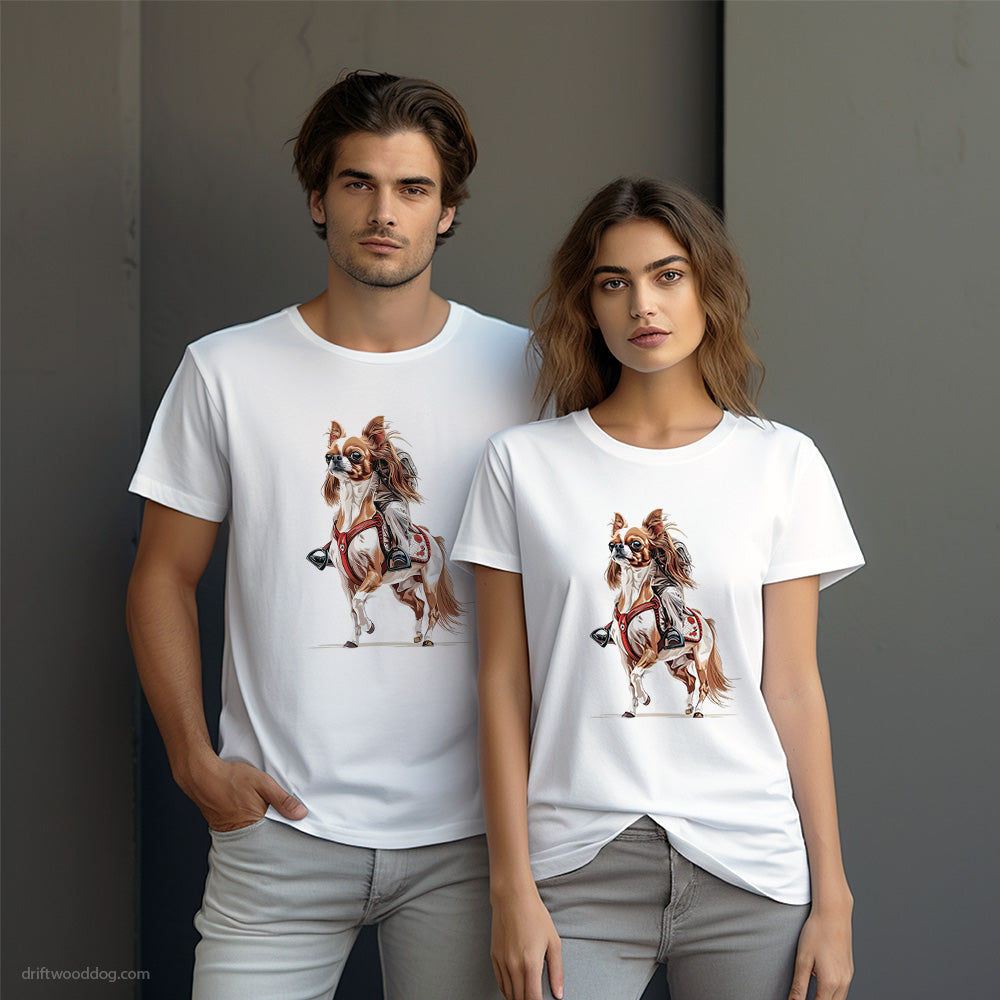 Funny Chihuahua as a Horse T-Shirt – Dog-Themed Gifts for Dog Lovers