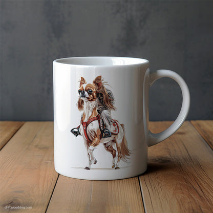 Funny Chihuahua as a Horse Mug – Unique Dog Cups | Dog-Themed Mugs