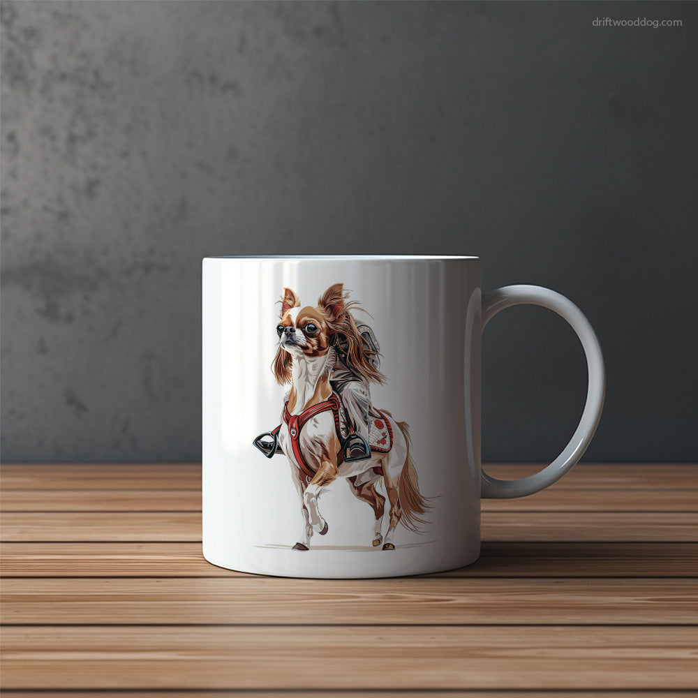 Funny Chihuahua as a Horse Mug – Funny Dog Coffee Mugs | Quirky Canine Drinkware