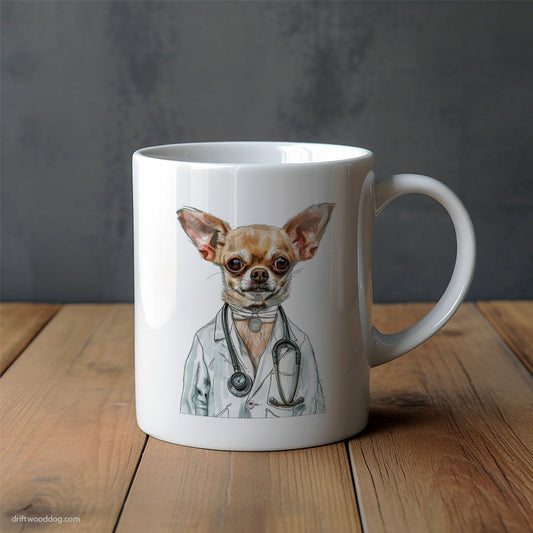 Chihuahua Treating Patients Mug – Unique Dog Cups | Dog-Themed Mugs