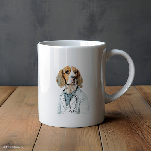 Beagle Giving Medical Advice Mug – Unique Dog Cups | Dog-Themed Mugs