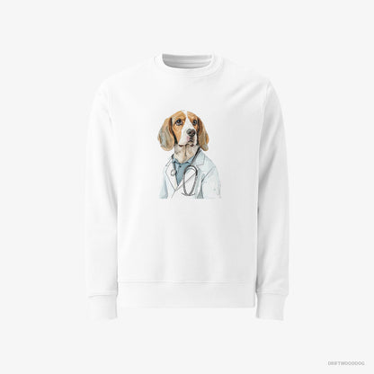 Beagle Giving Medical Advice White Sweatshirt