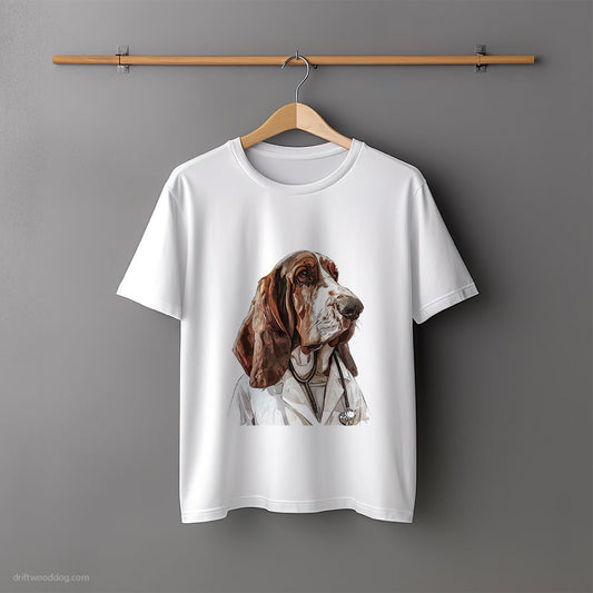 Basset Hound Surgical Superstar T-Shirt – Unisex Tee for Dog Lovers