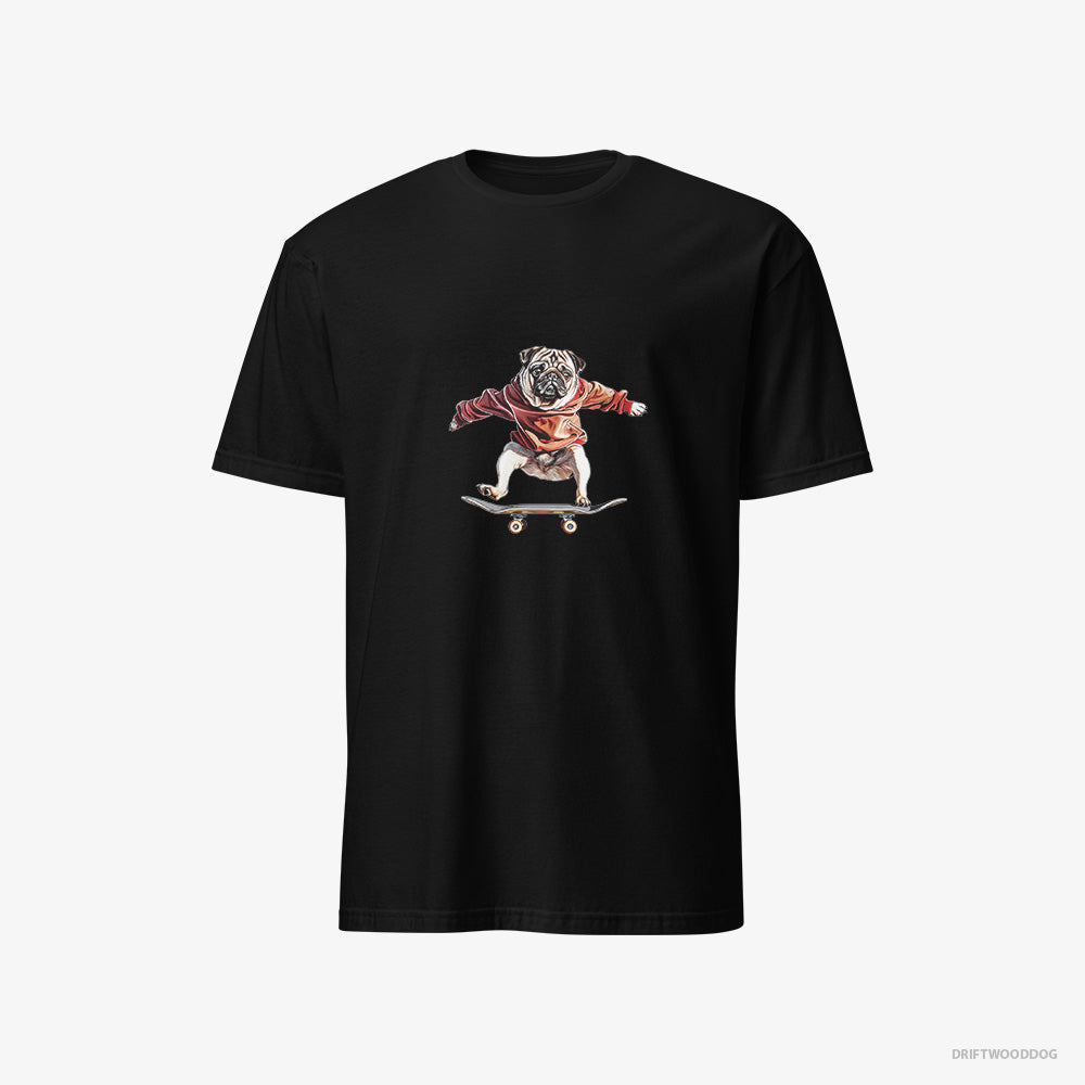 Pug Performing Skateboard Tricks Classic T-Shirt