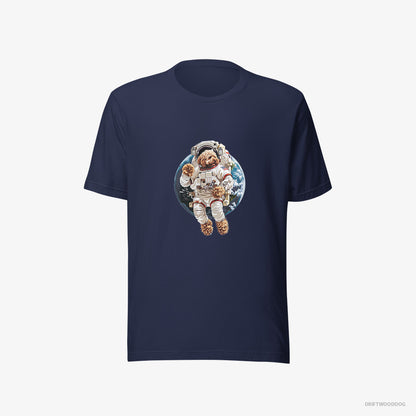 Poodle in a Space Suit Navy T-Shirt