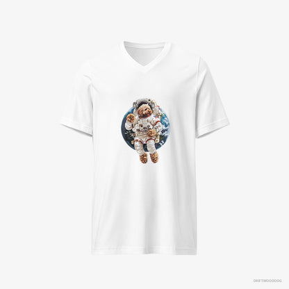 Poodle in a Space Suit White T-Shirt