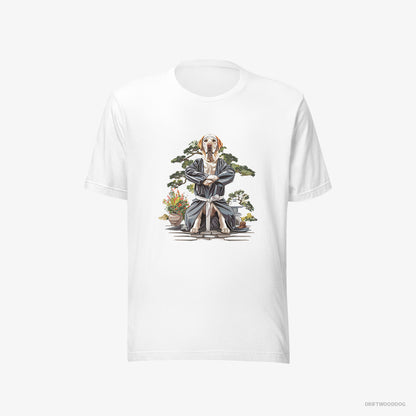 Labrador Retriever Practicing Ninja Moves White T-Shirt