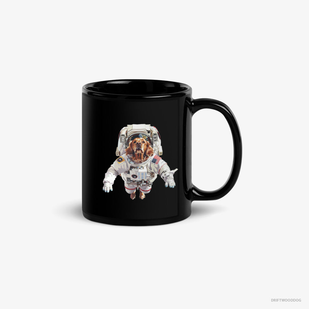 Golden Retriever in a Cosmic Scene – Mug Black – Classic