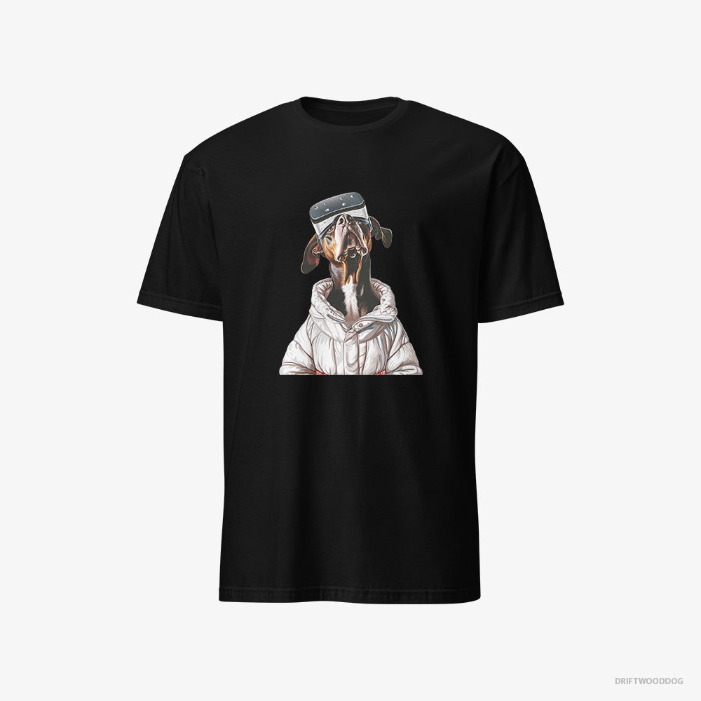 Dobermann Exploring a VR World Classic T-Shirt