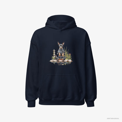 Dobermann Silent as a Ninja Navy Hoodie