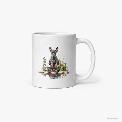 Dobermann Silent as a Ninja White Mug