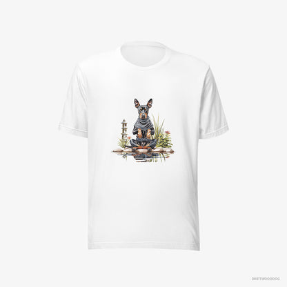 Dobermann Silent as a Ninja White T-Shirt