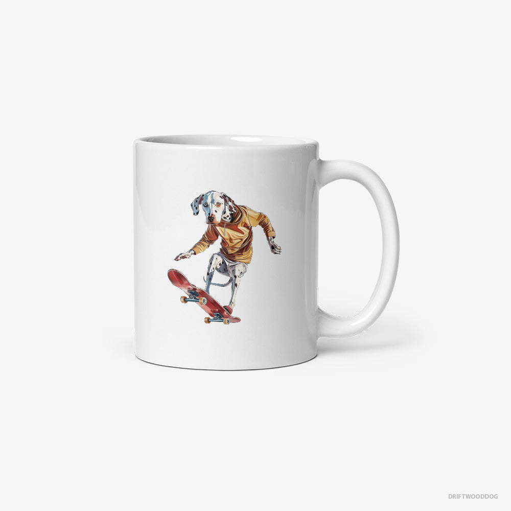 Dalmatian Balancing on a Skateboard Classic Mug