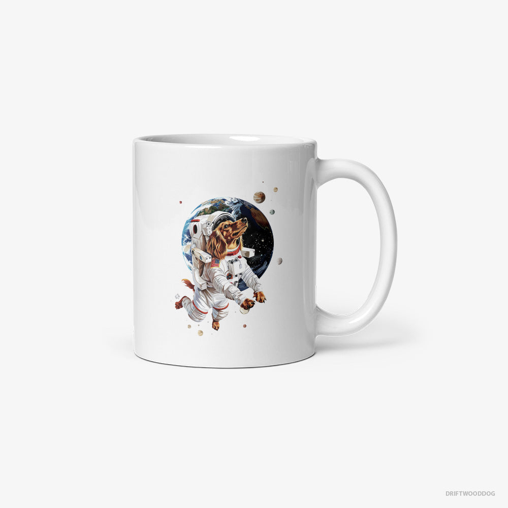 Dachshund Exploring the Universe Classic Mug