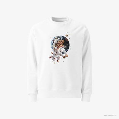 Dachshund Exploring the Universe White Sweatshirt