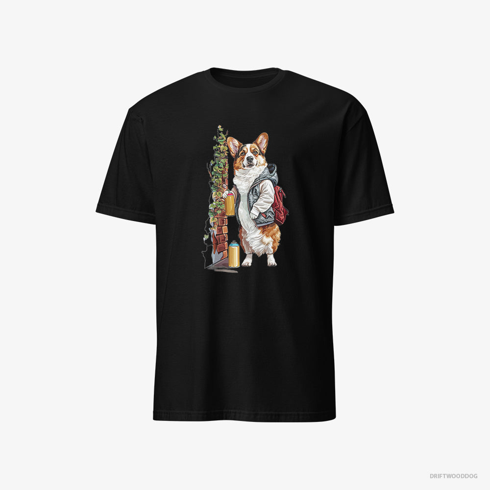 Corgi Painting Graffiti on the Wall Classic T-Shirt