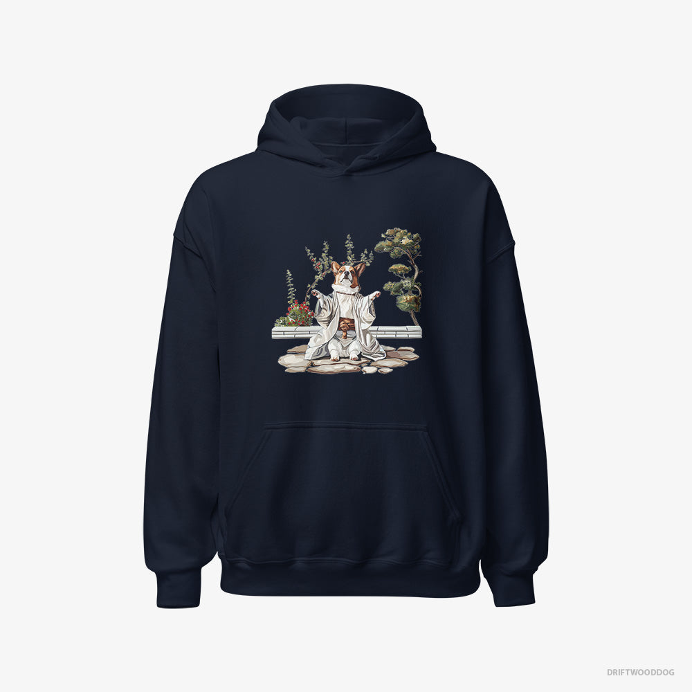 Corgi in a Japanese Garden Classic Hoodie