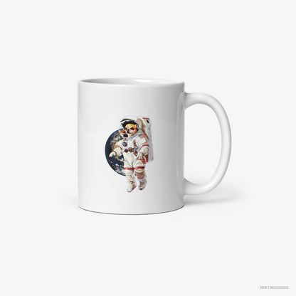 Chihuahua in a Spaceship Mission White Mug