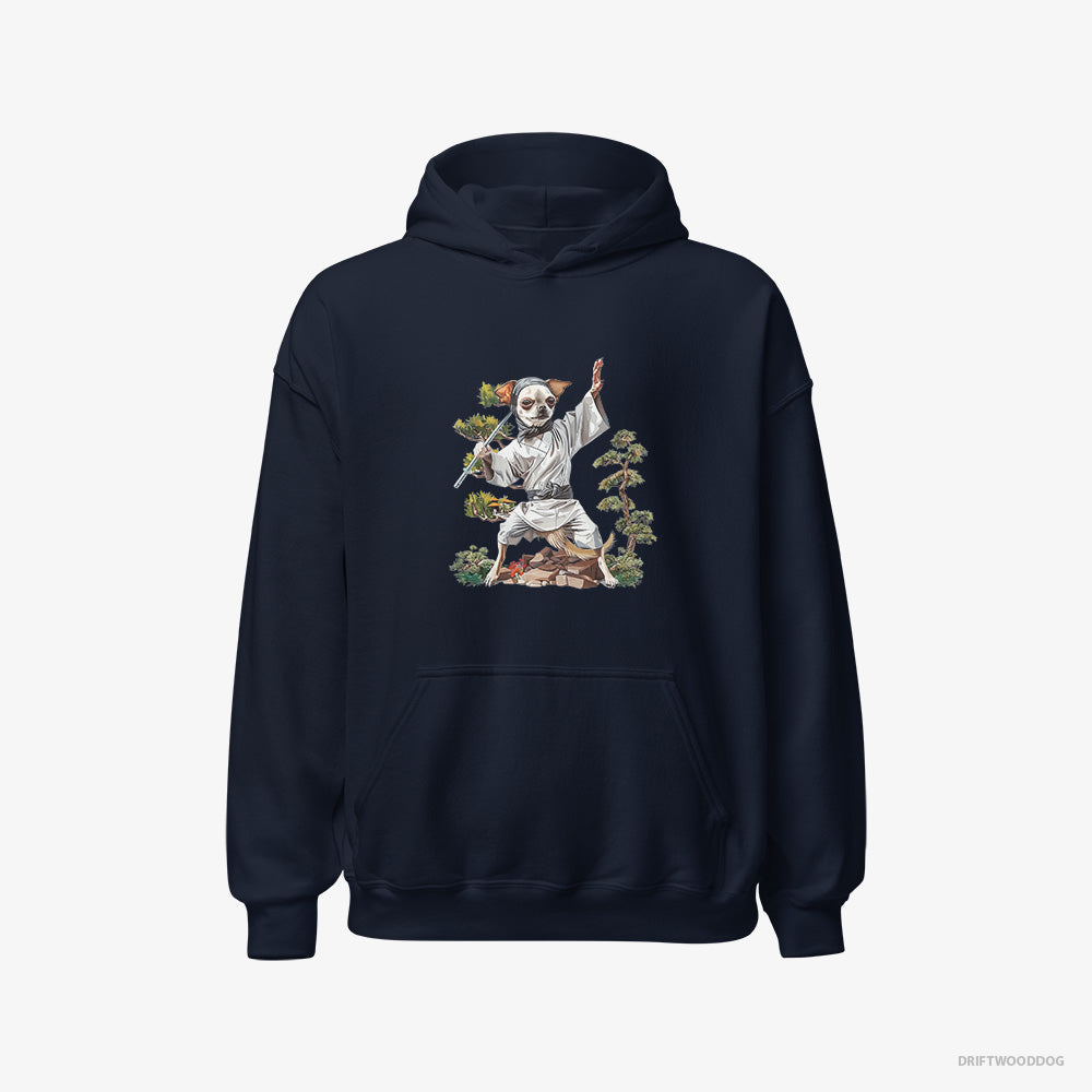 Chihuahua Practicing Ninja Moves Classic Hoodie