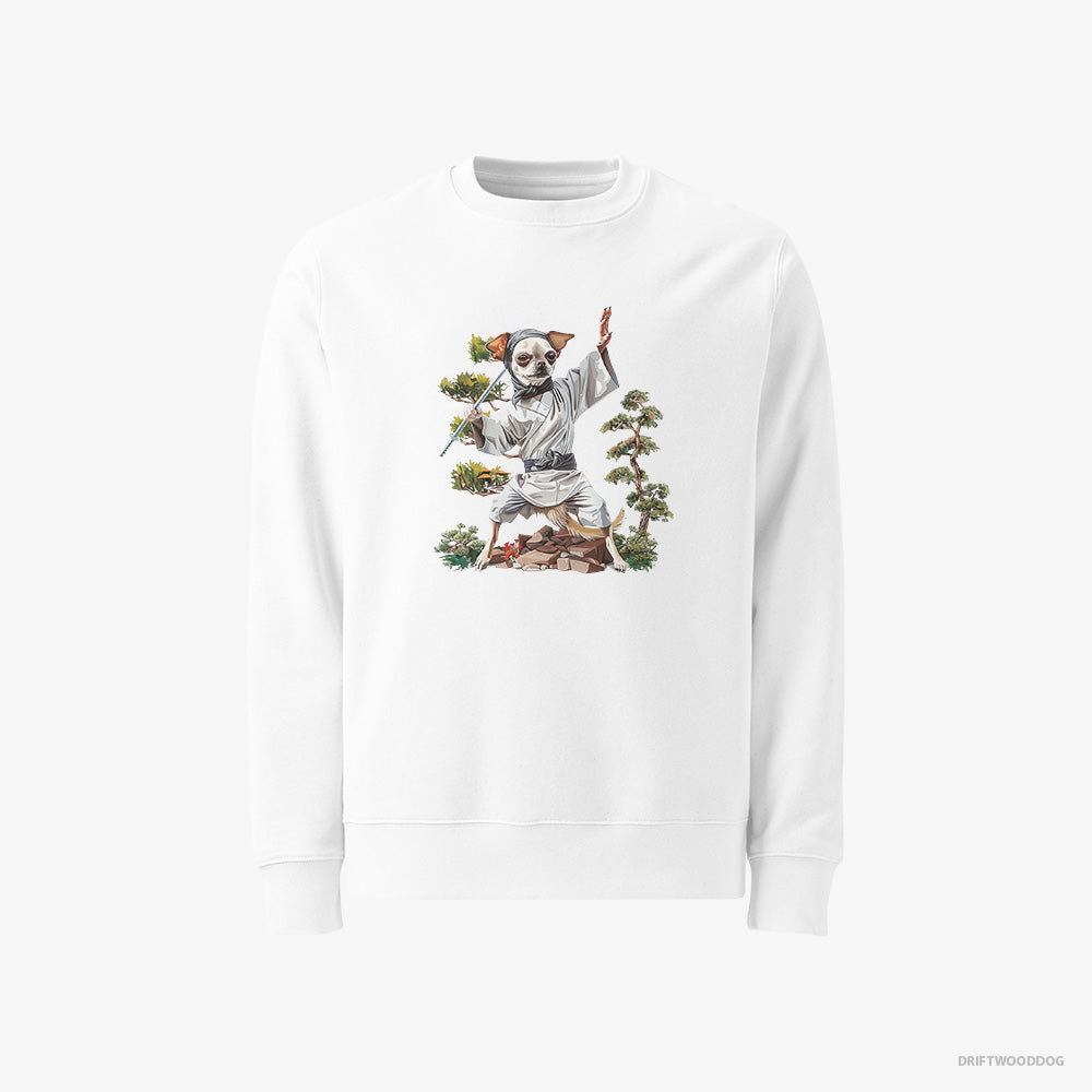 Chihuahua Practicing Ninja Moves Classic Sweatshirt