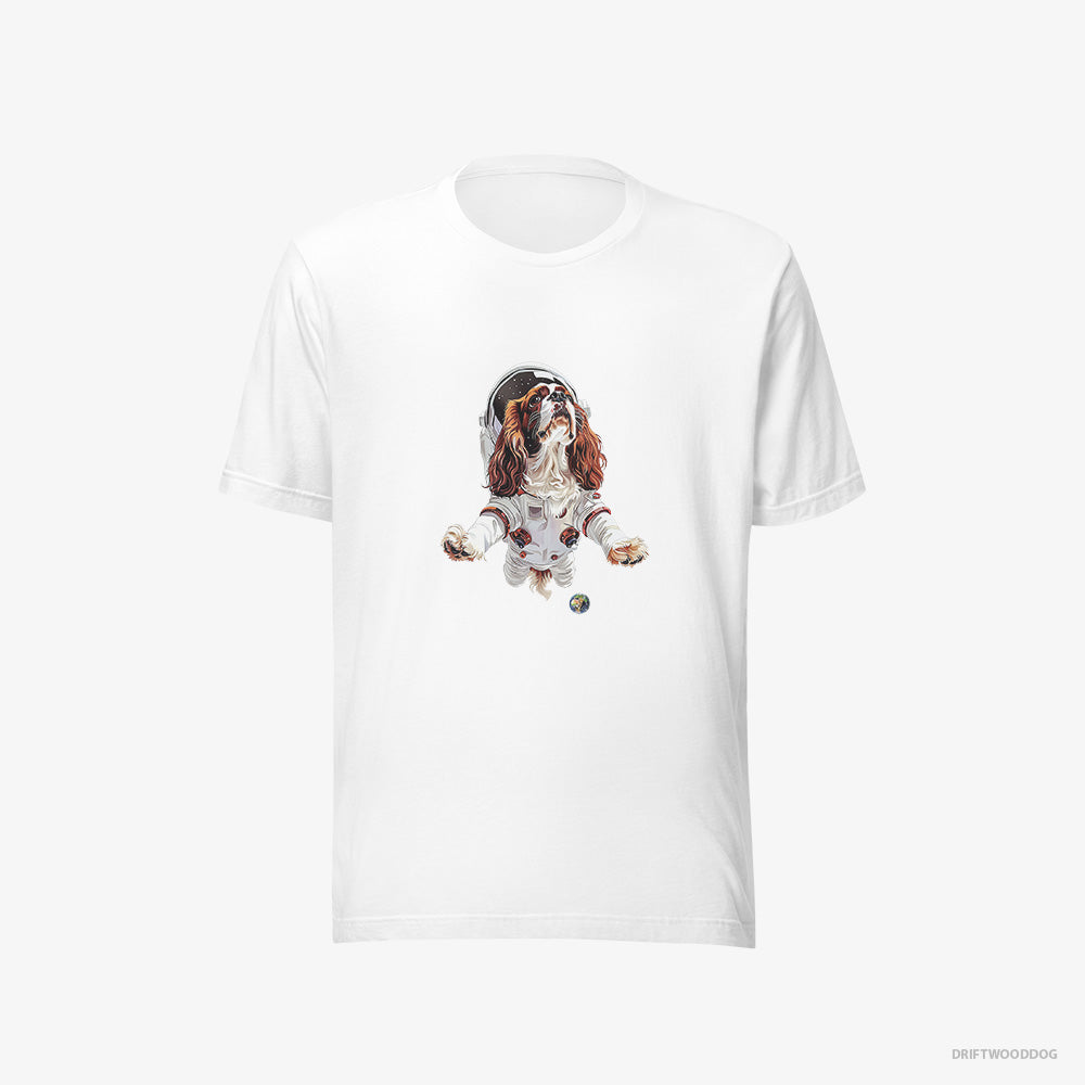 CKC Spaniel in a Galactic Expedition – Women's T-Shirt White Eco – Eco-Friendly