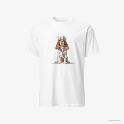 Beagle Dressed as a Sailor White T-Shirt