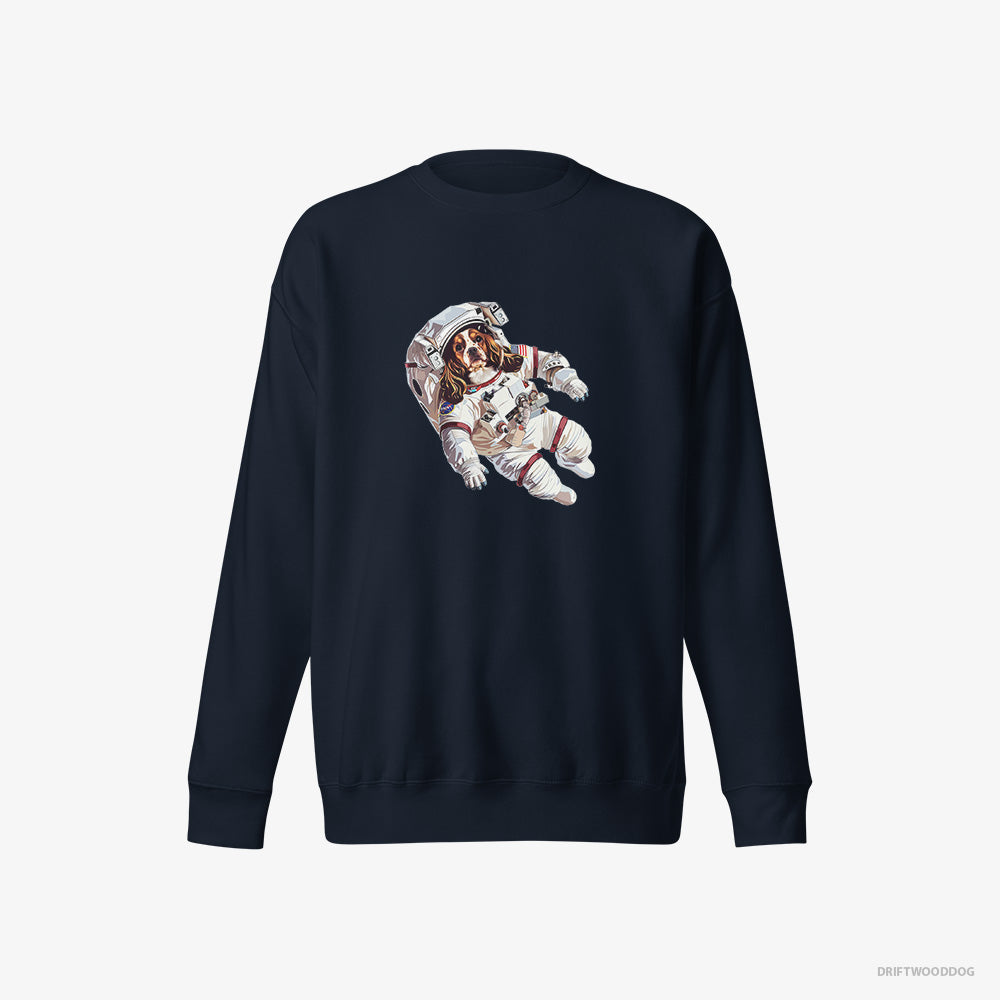 Beagle Lost in the Universe – Men's Sweatshirt Navy Eco – Eco-Friendly