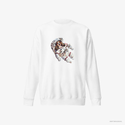 Beagle Lost in the Universe White Sweatshirt