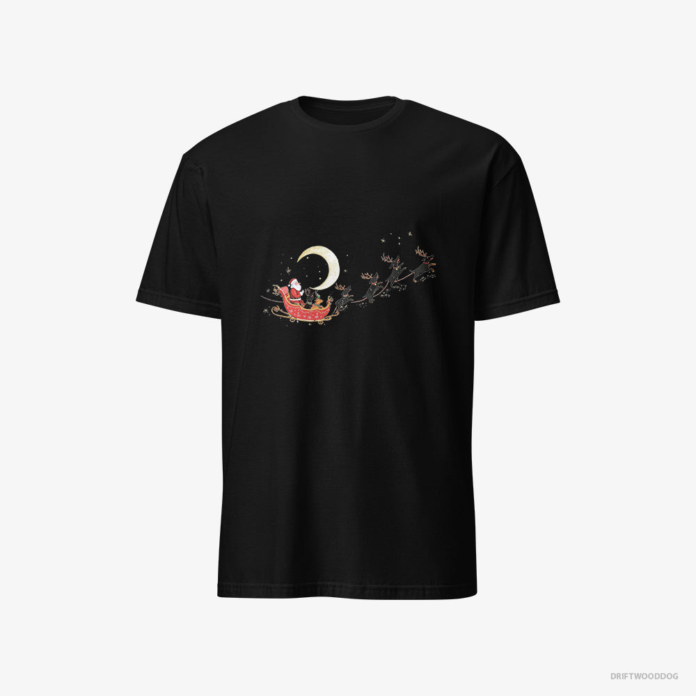 Dachshund Reindeers Pulling Santa on a Sleigh Classic T-Shirt