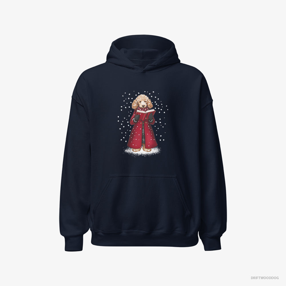 Poodle Joyfully Singing Christmas Carols Classic Hoodie