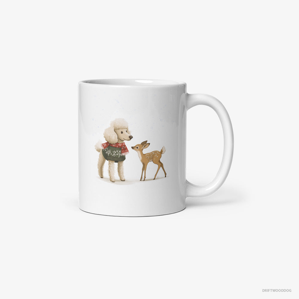 Poodle with a Fawn by Side Classic Mug