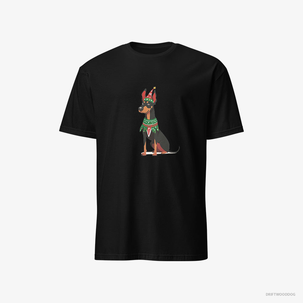 Dobermann Dressed as an Elf Classic T-Shirt