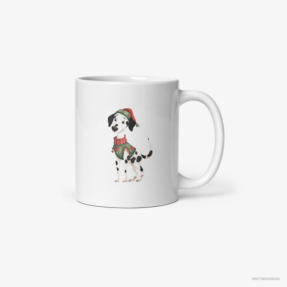 Dalmatian in an Elf Suit Classic Mug