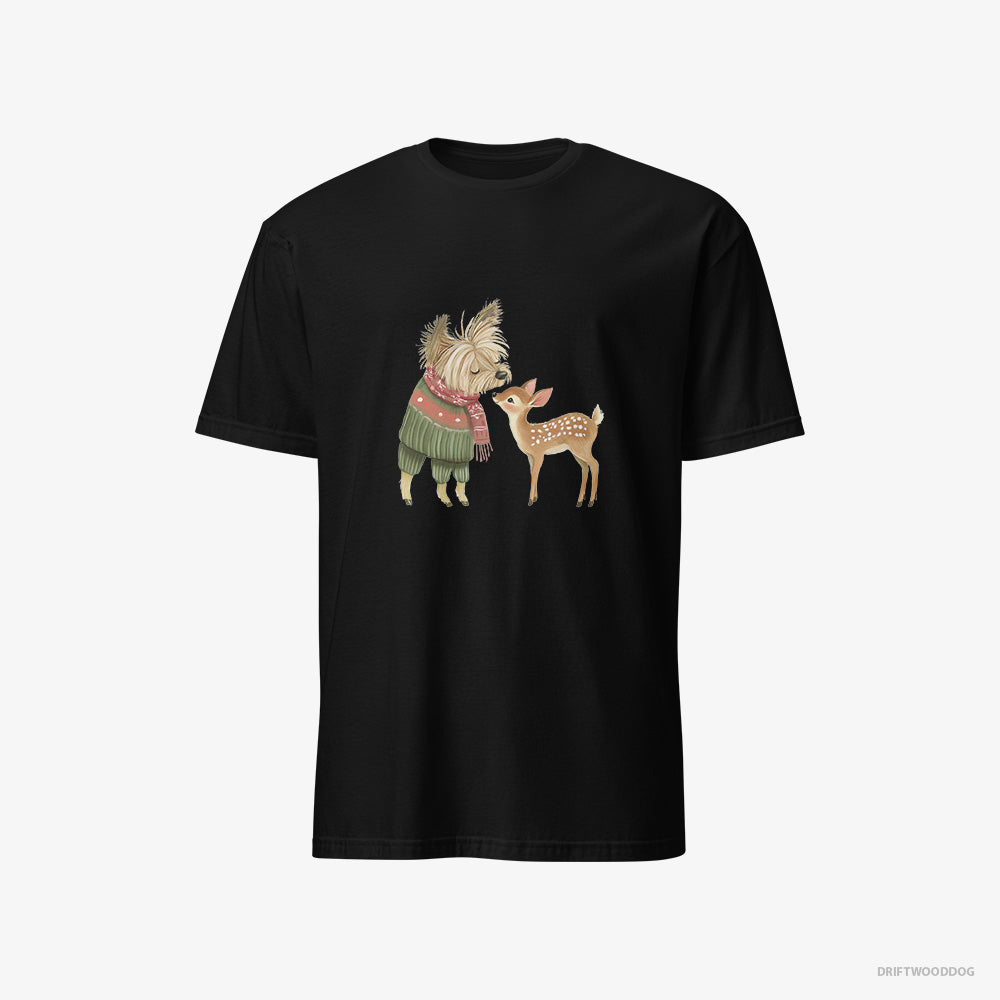 Yorkshire Terrier with a Little Reindeer Classic T-Shirt