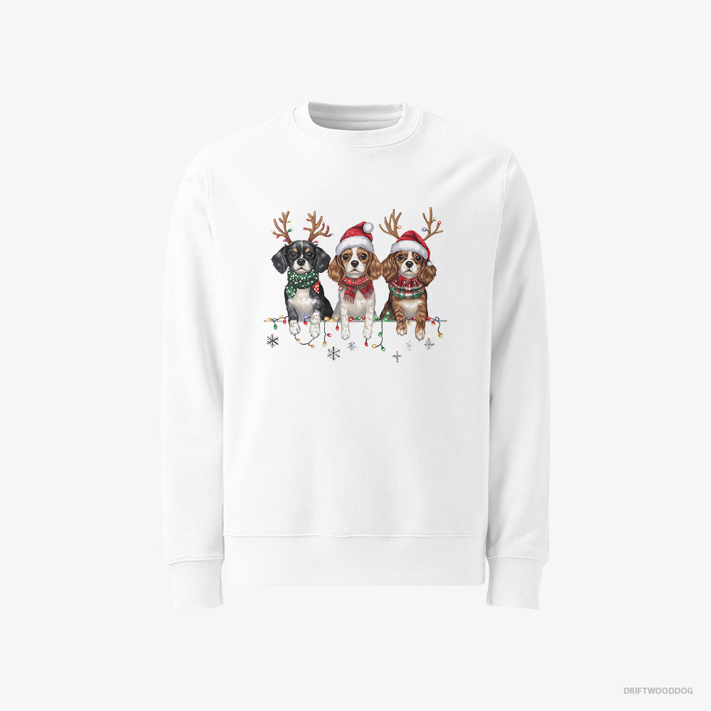 Cavalier King Charles Spaniel Puppies Christmas Classic Sweatshirt