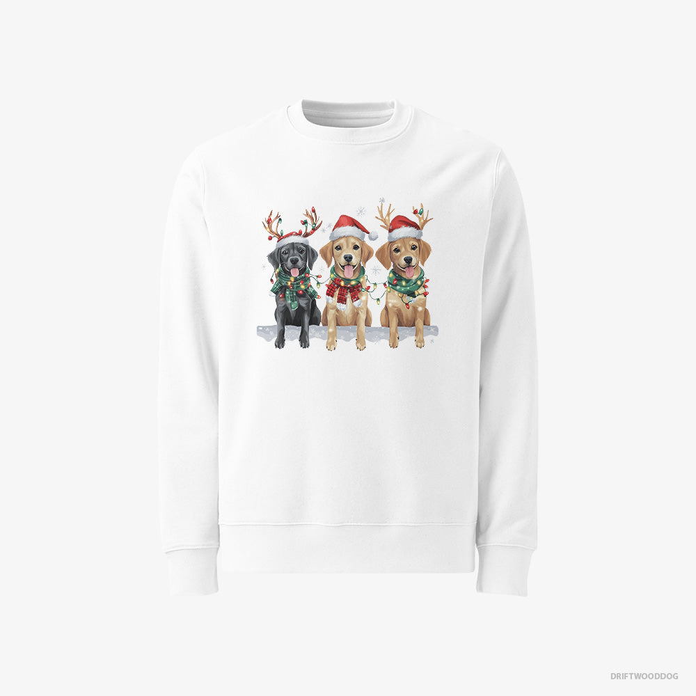 Golden Retriever Puppies in the Christmas Spirit Classic Sweatshirt