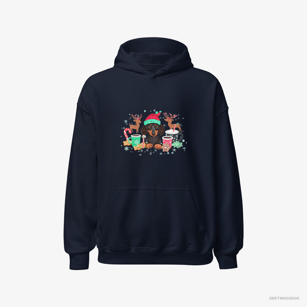 Dachshund in a Jolly Christmas Mood Classic Hoodie