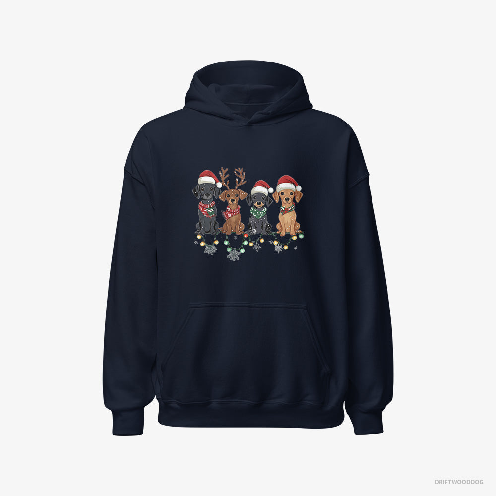 Dachshund Puppies in the Christmas Spirit Classic Hoodie