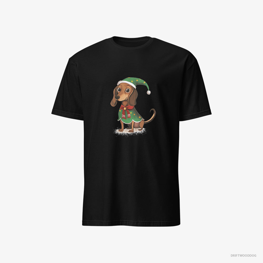 Dachshund Rocking an Elf Costume Classic T-Shirt