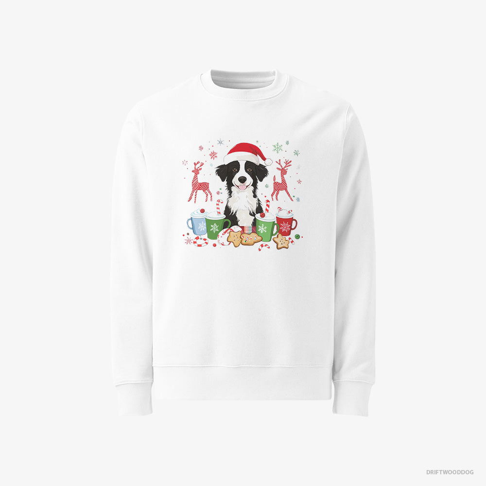 Border Collie Celebrating the Christmas Season Classic Sweatshirt