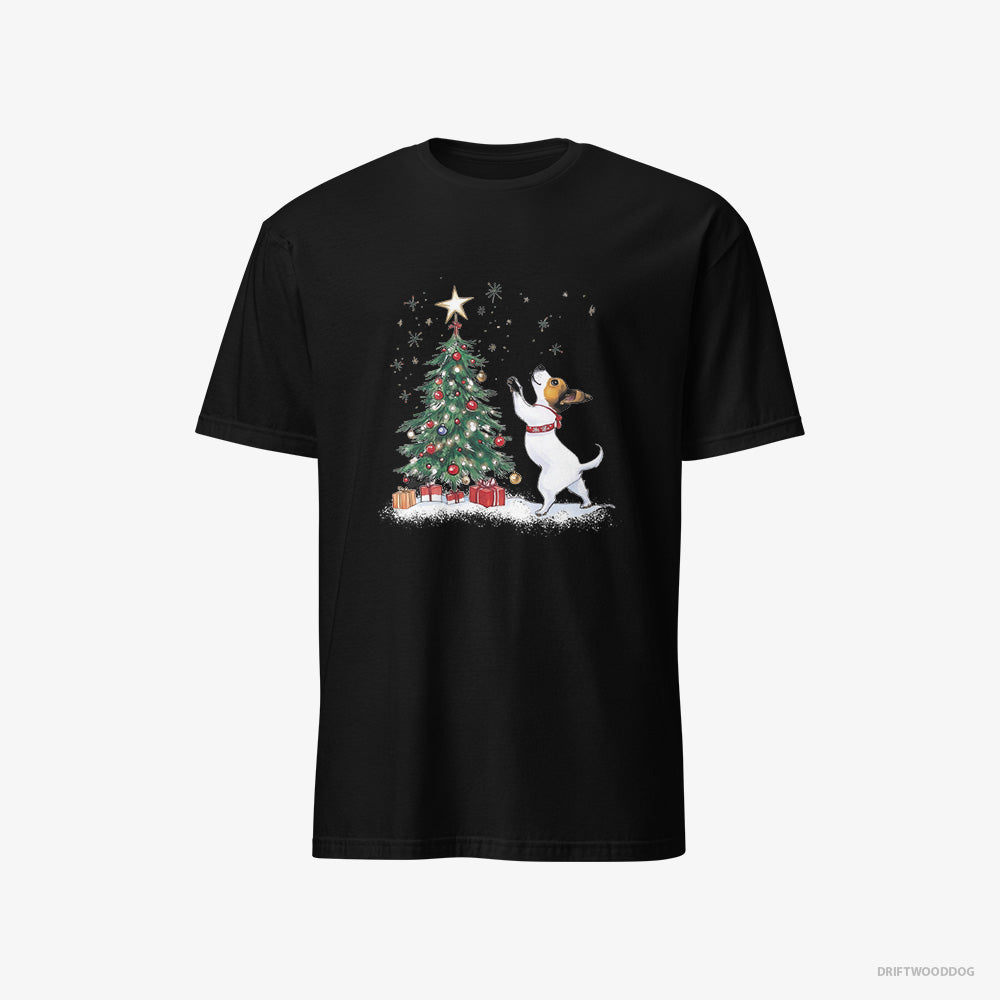 Jack Russell Terrier Hanging Decorations on the Tree Classic T-Shirt