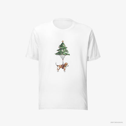 Beagle as a Christmas Tree Decoration White T-Shirt