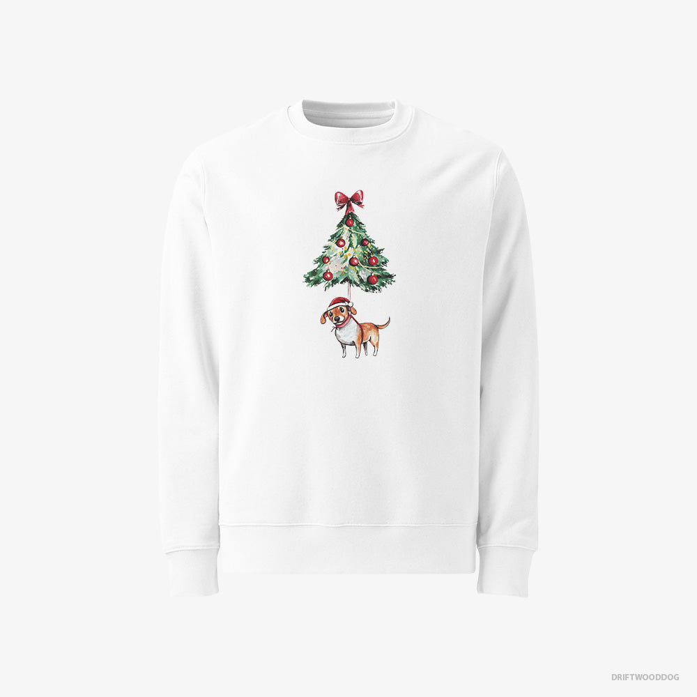 Beagle Tied to the Christmas Tree Classic Sweatshirt