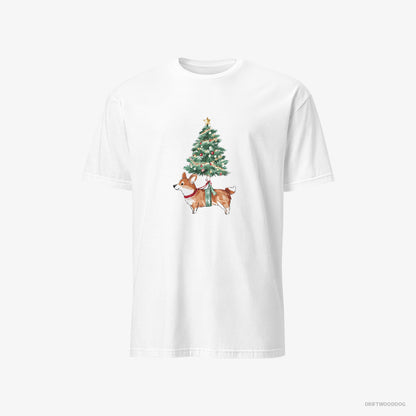 Corgi as a Cute Christmas Tree Decoration White T-Shirt