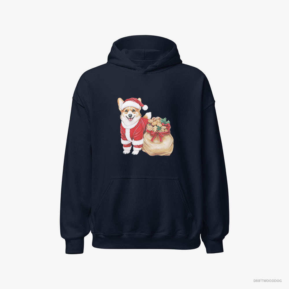 Corgi with a Bag Full of Christmas Cookies Classic Hoodie