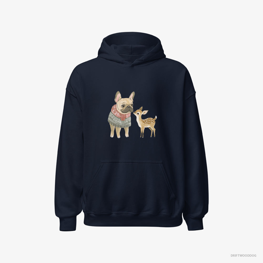 French Bulldog and a Little Reindeer Classic Hoodie